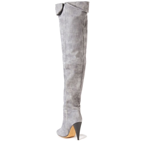 IRO Gray Over the Knee Boots - Picture 2 of 7